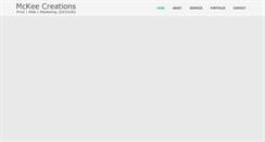 Desktop Screenshot of mckeecreations.com